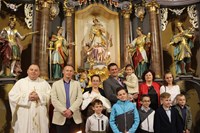 Maleni Josip, peto dijete u obitelji Bedeković, kršten u Vazmenoj noći u župnoj crkvi u Jalžabetu